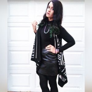 Express Sleeveless Open Cardigan Sz XS/S